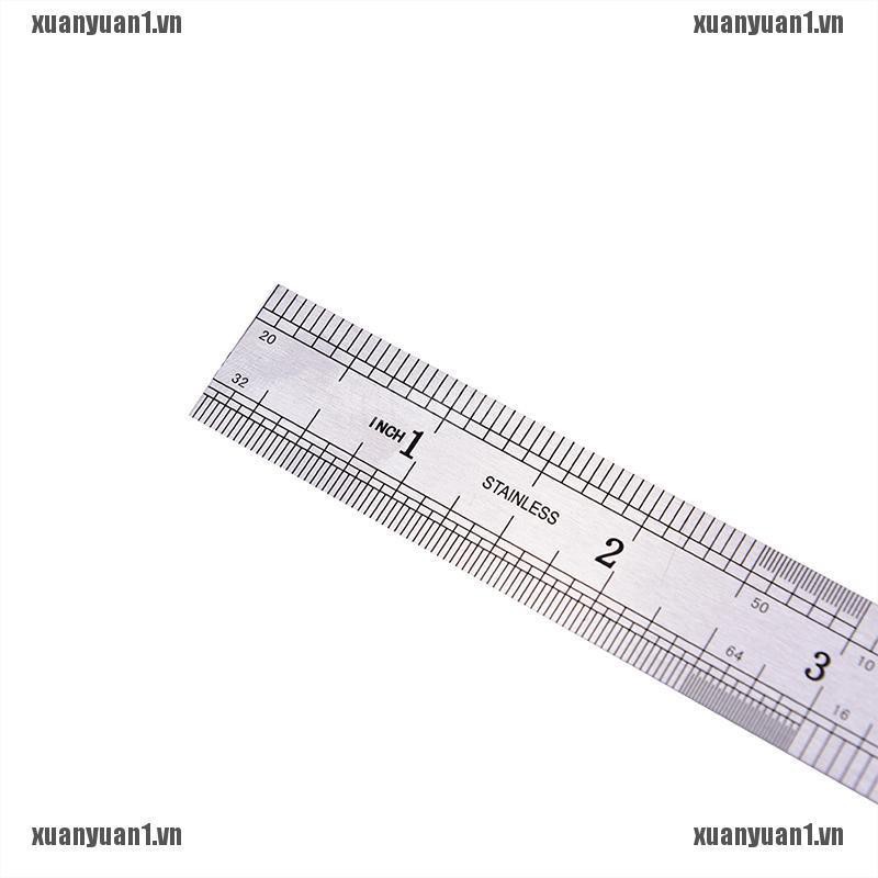 [XUANYUAN1] 1 Dụng Cụ Đo Kim Loại Hai Mặt Chính Xác 15cm