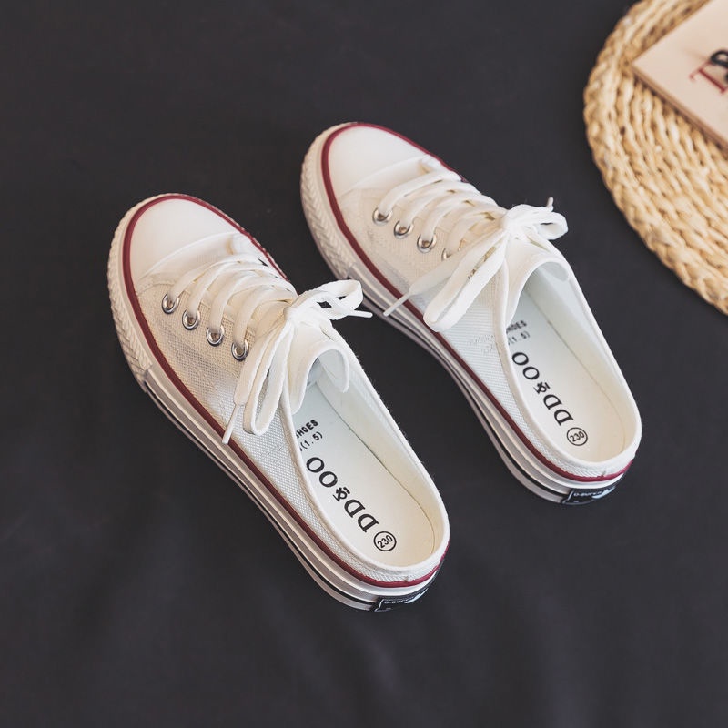 Giày Vải Canvas Phối Lưới Rỗng Thoáng Khí Thời Trang Mùa Hè 2022 Cho Nữ