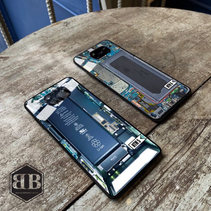 Ốp lưng kính cường lực Xiaomi Poco X3 NFC / Poco X3 Pro hình nội thất máy sáng tạo