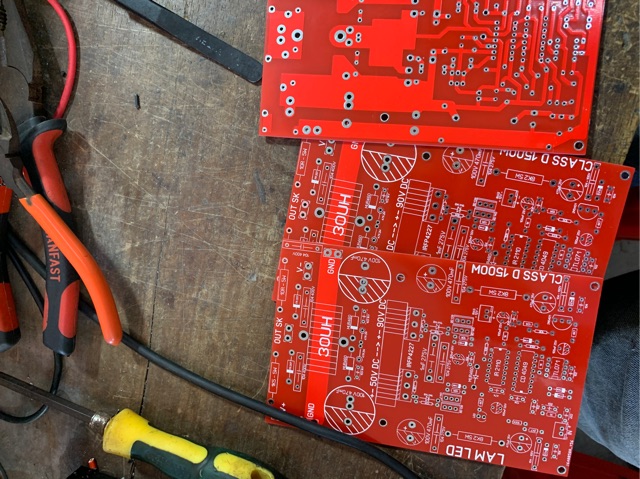 Pcb ClassD 1500w chưa có linh kiện