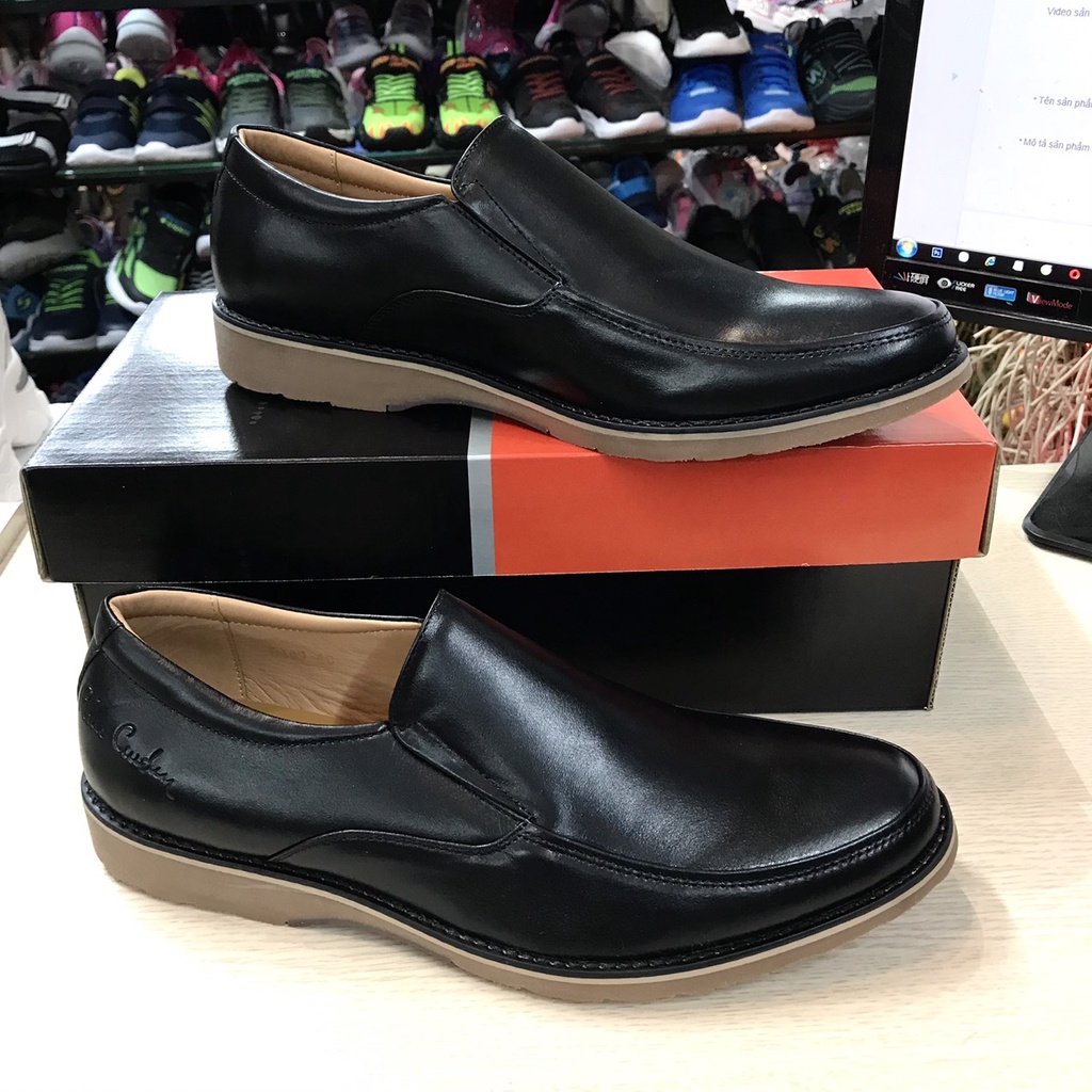 Giầy Lười Nam Da Thật Cao Cấp - Tặng Kèm Tất Bizmen