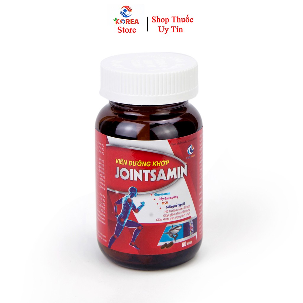 Thực phẩm cho sức khỏe dưỡng khớp JOINTSAMIN đập tan cơn đau khớp hộp 60 viên