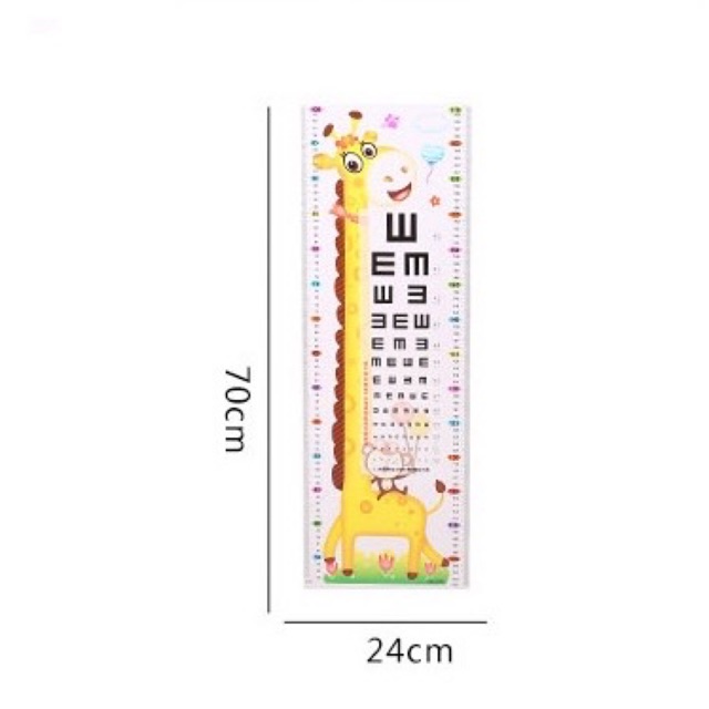 Tranh dán thước đo chiều cao cho bé