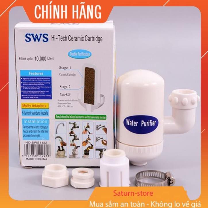 Đầu Lọc nước sạch, Đầu lọc nước Water Purifier tại vòi khử màu, khử mùi, tạp chất, vi khuẩn - Đảm bảo an toàn vệ sinh