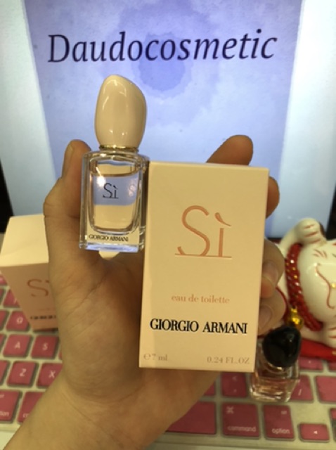 [Mã 1512FMCGSALE1 giảm 10% đơn 250K] [mini] Nước hoa Giorgio Armani Sì EDP - EDT - INTENSE 7ml | BigBuy360 - bigbuy360.vn