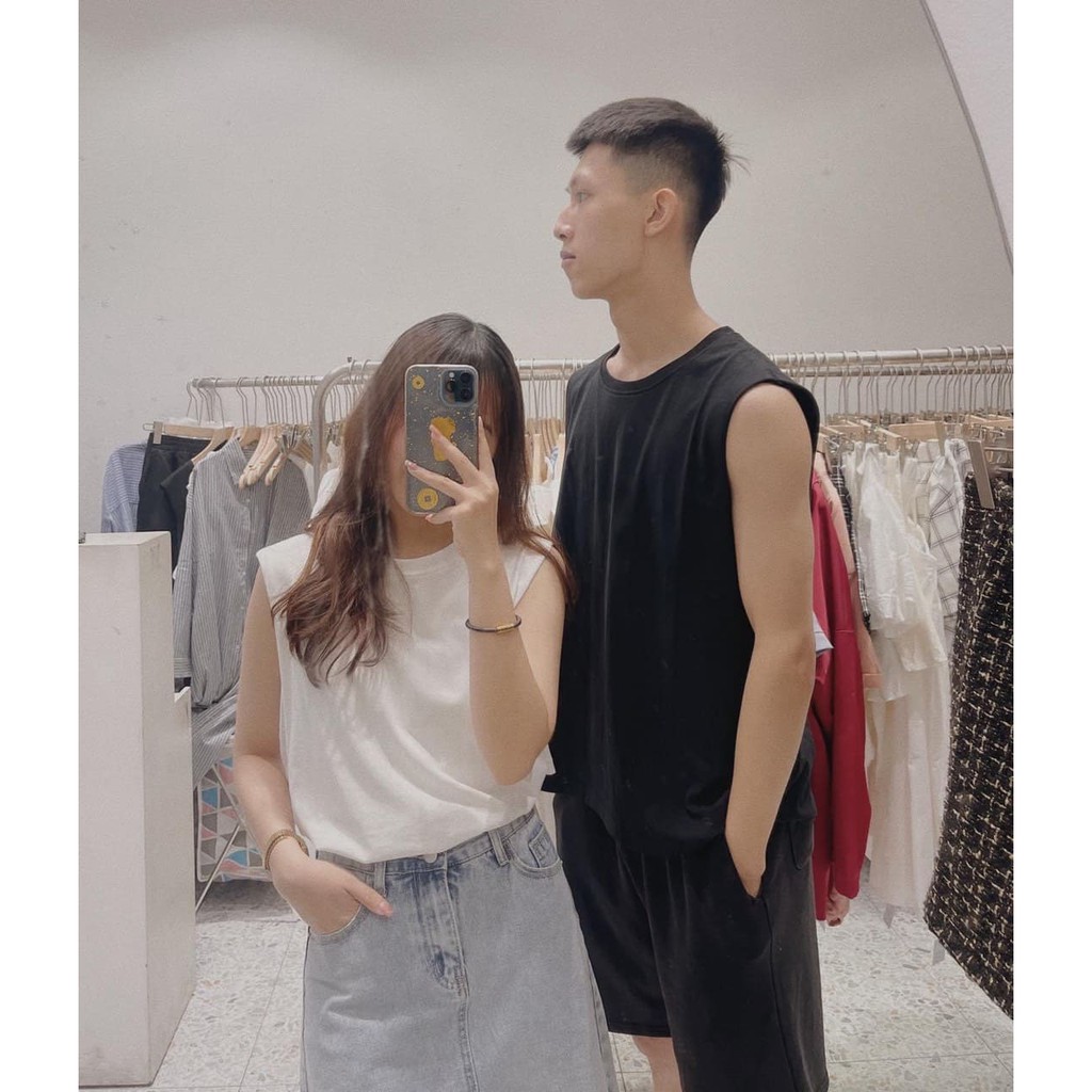 Áo tanktop Unisex trơn thể thao VIETCEN áo 3 lỗ sát nách rộng chất thun cotton mịn mát