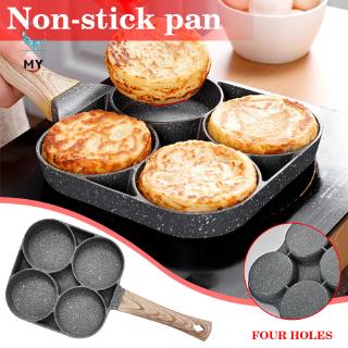Chảo chiên bánh / trứng 4 ngăn thiết kế đa năng chất lượng cao tiện dụng