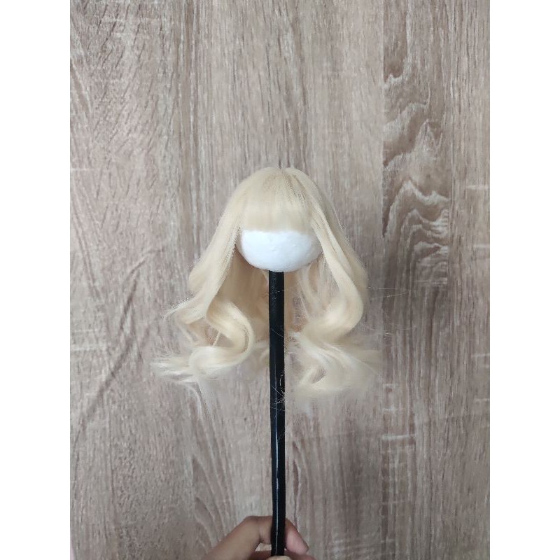 Wig tóc giả dành cho búp bê bjd 1/6, 1/8, 1/12