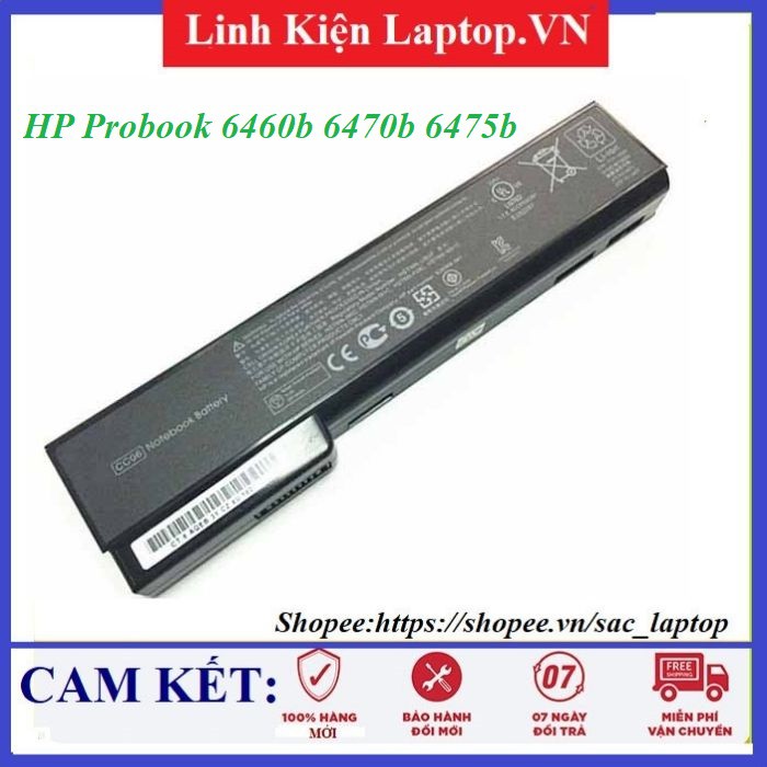 ⚡Pin Laptop HP Probook 6460b 6470b 6475b 6560b,6565b,6570b