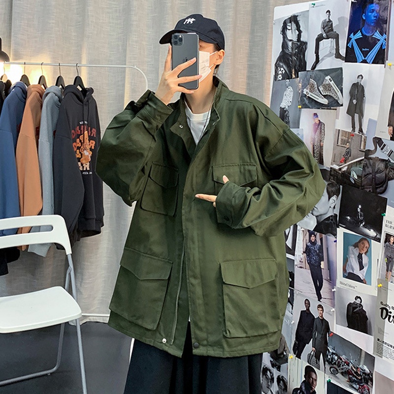 Áo khoác AOKANG nhiều túi phong cách Hàn Quốc dành cho nam