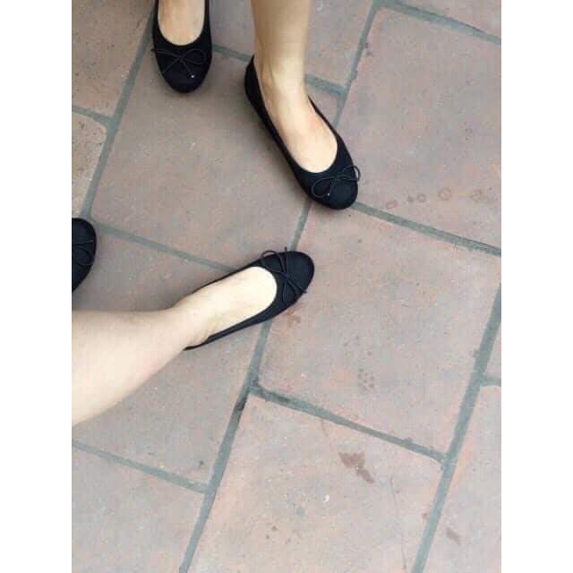 Giày Búp Bê Nơ HM Nữ TONGKHOCHITUE , Giày Sục Nữ Bệt Công Sở Basic Đơn Giản | BigBuy360 - bigbuy360.vn