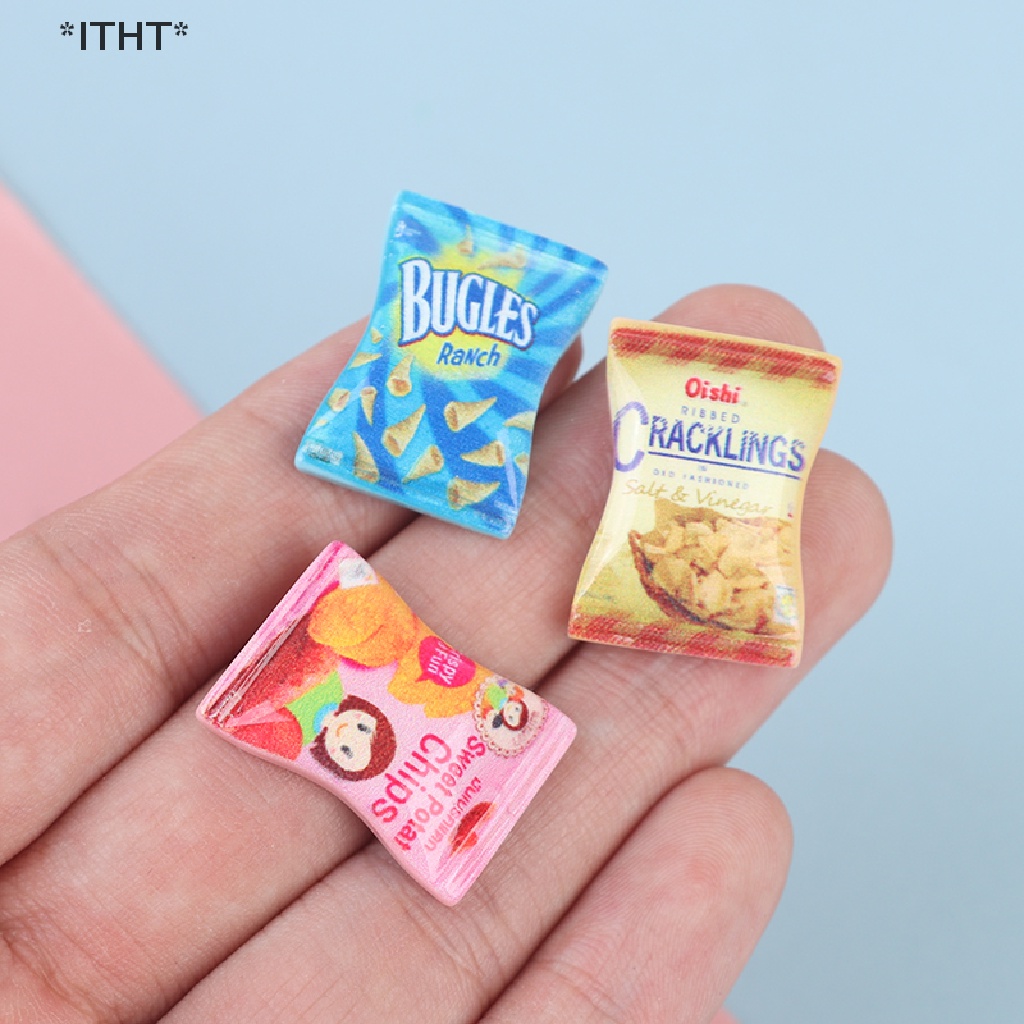 Bộ 10 mô hình kẹo 1: 12 1: 6 trang trí nhà búp bê xinh xắn