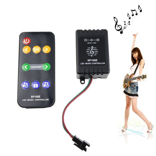 SP106E BỘ ĐIỀU KHIỂN LED FULL MÀU NHÁY THEO NHẠC