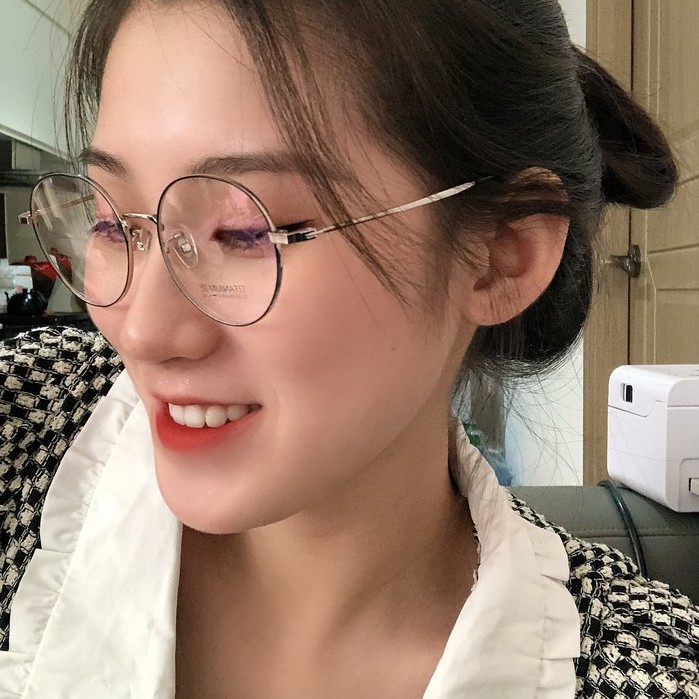 Gọng kính titanium 5201321 thời trang cao cấp nam nữ siêu nhẹ siêu bền OURESS