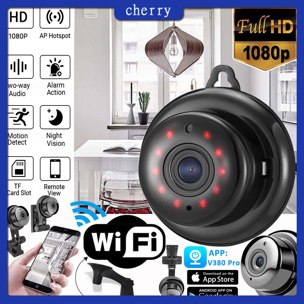 Camera Giám Sát Mini V380 Kết Nối Wifi Không Dây