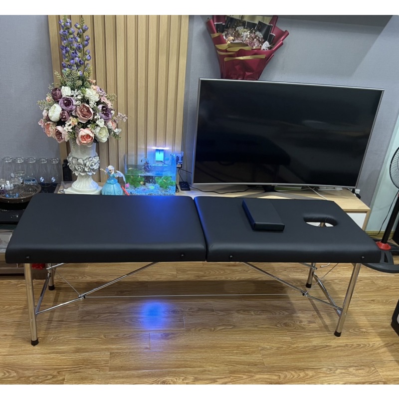 Giường Vali, Giường Gập chân inox, Giường Phun Xăm Spa