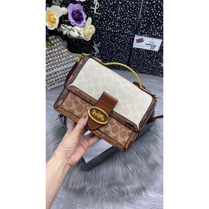 Túi Coach - Size 22cm - Phom cứng cáp, dày dặn - Phụ kiện cực chuẩn - Hàng đẹp - Giá rẻ - Đảm bảo chất lượng