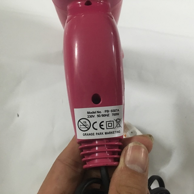 Máy sấy tóc nhỏ gọn 700w đi