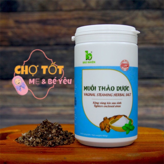 MUỐI THẢO DƯỢC XÔNG HƠI VÙNG KÍN BẢO NHIÊN 350GR