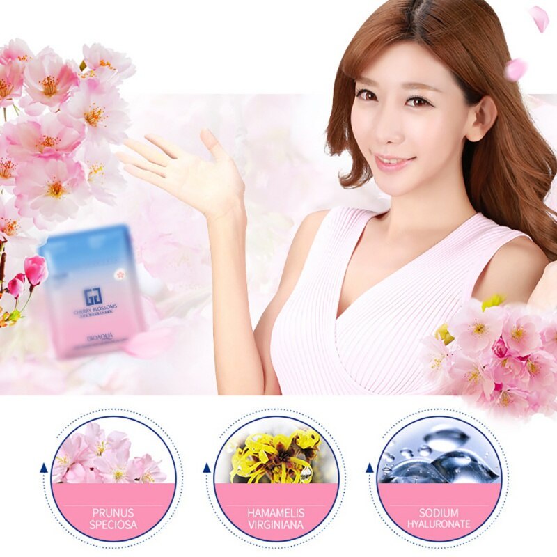 Combo 10 mặt nạ Bioaqua Cherry Blossoms dưỡng trắng da