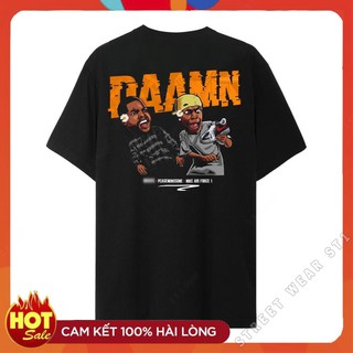 [LOCAL BRAND + ẢNH THẬT] Aó thun tay lỡ freesize phông form rộng dáng Unisex – Tfox. Vải cotton 100% dày, mềm, siêu mát