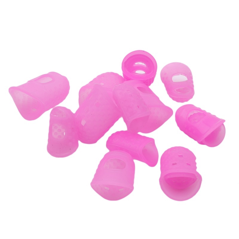 Set 15 nút đeo bảo vệ ngón tay khi chơi đàn guitars chống trượt tiện lợi chất lượng cao