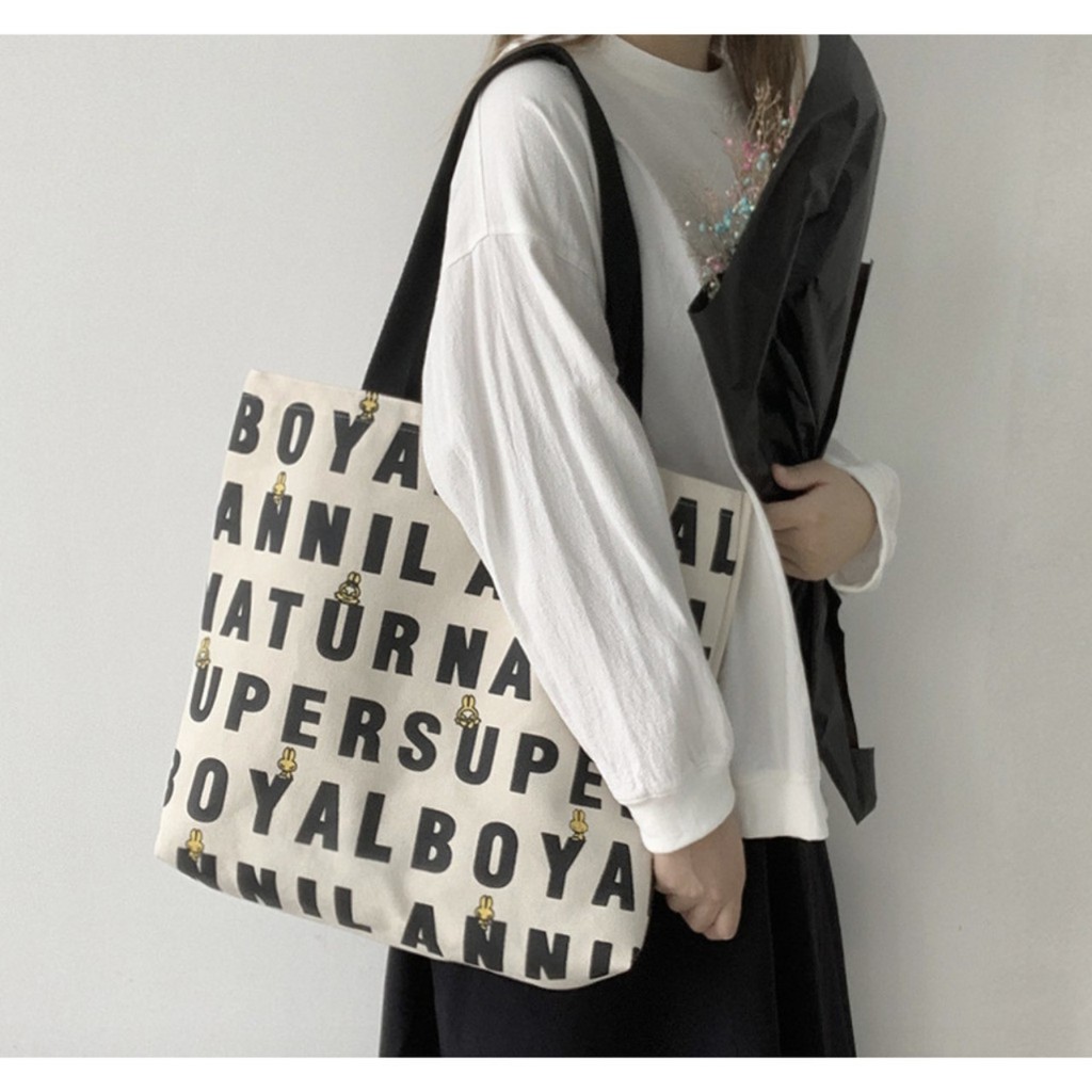 Túi vải canvas Uperupper giá rẻ thời trang đeo vai đựng đồ giá rẻ