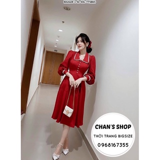 Bigsize 60- 90kg ĐẦM ĐỎ VIỀN