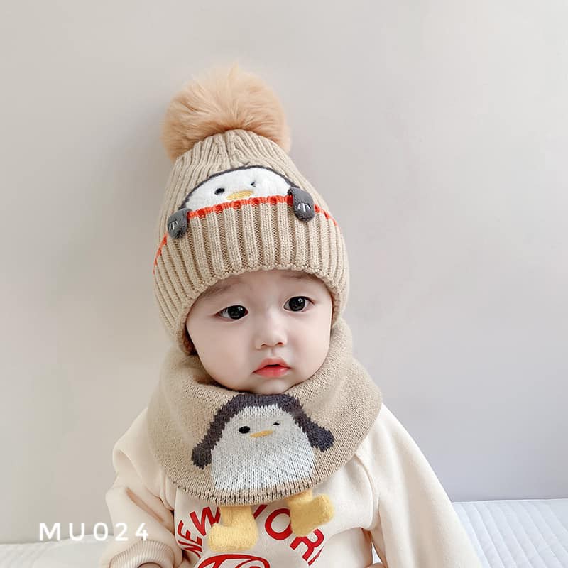 Mũ khăn chim cánh cụt - MU024