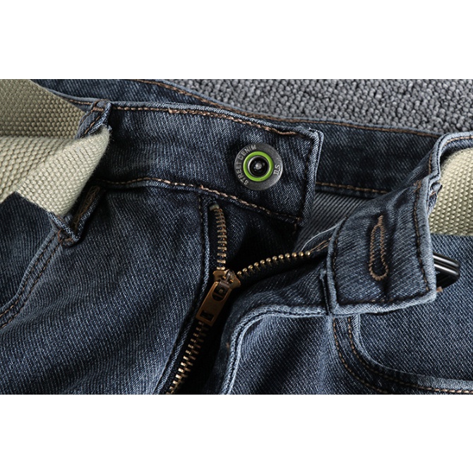 Quần short jean phong cách Retro