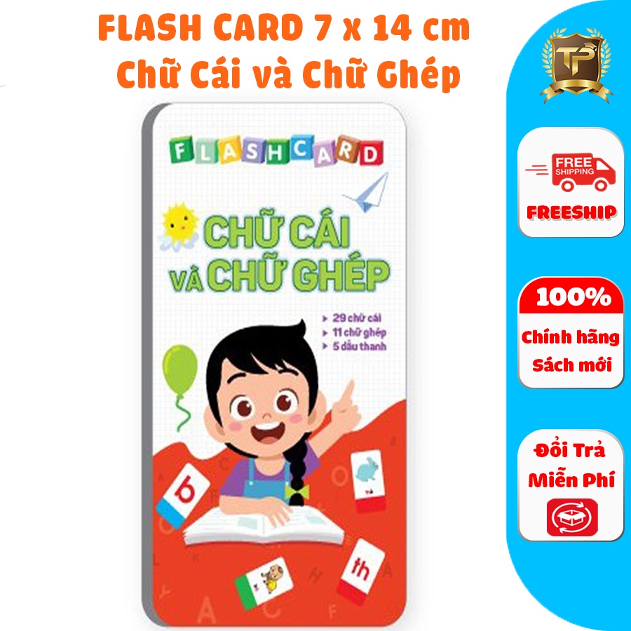Sách - Flashcard Bộ thẻ chữ cái và chữ ghép tiếng việt - 29 chữ cái thumbnail