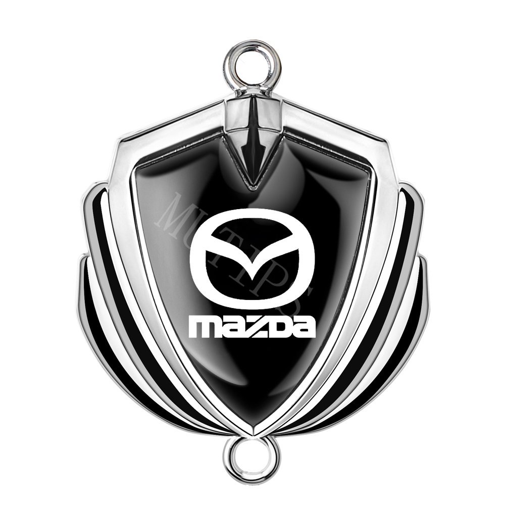 MAZDA Huy Hiệu Kim Loại 3D Trang Trí Gương Chiếu Hậu Xe Hơi Mazda2 6 5 3 CX5 CX30 CX8 CX3 bl gp