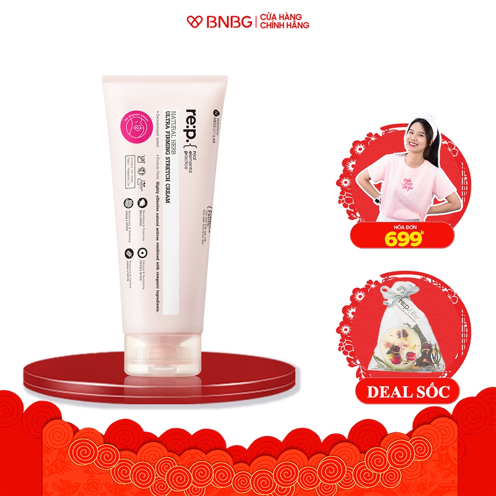 Kem Giảm Rạn, Săn Chắc Da, Làm Mờ Sẹo RE:P Natural Herb Ultra Firming Stretch Cream 200ml | BigBuy360 - bigbuy360.vn