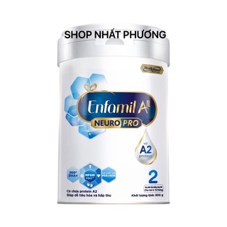 SỮA BỘT ENFAMIL A+ SỐ 2 MẪU MỚI NEURO PRO  LON 800g