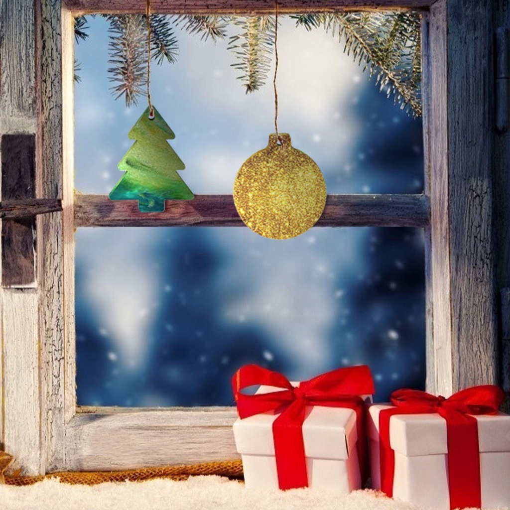 Khuôn Làm Hoa Tuyết Bằng Nhựa Resin Trang Trí Giáng Sinh