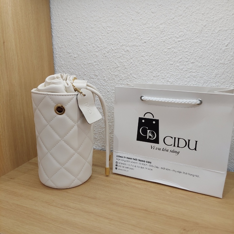 Túi Đeo Chéo Hình Trụ Dây Rút Thời Trang CIDU Cd46
