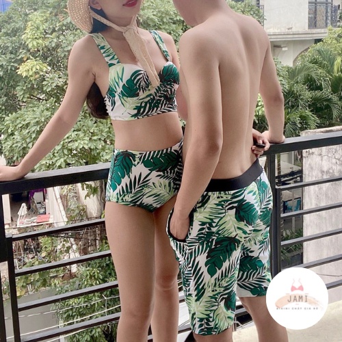 BIKINI ĐỒ BƠI NỮ quần bơi nam hoạ tiết mùa hè đi biển ĐỒ BƠI ĐÔI ĐỒ BƠI COUPLE ĐI BIỂN đi bơi Jami - cp01