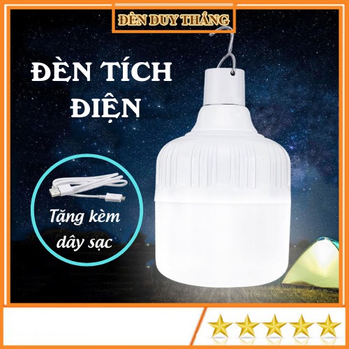  Bóng Đèn Tích Điện, Bóng Đèn Led Sạc Tích Điện Đa Năng Bi, ĐÈN DUY THẮNG