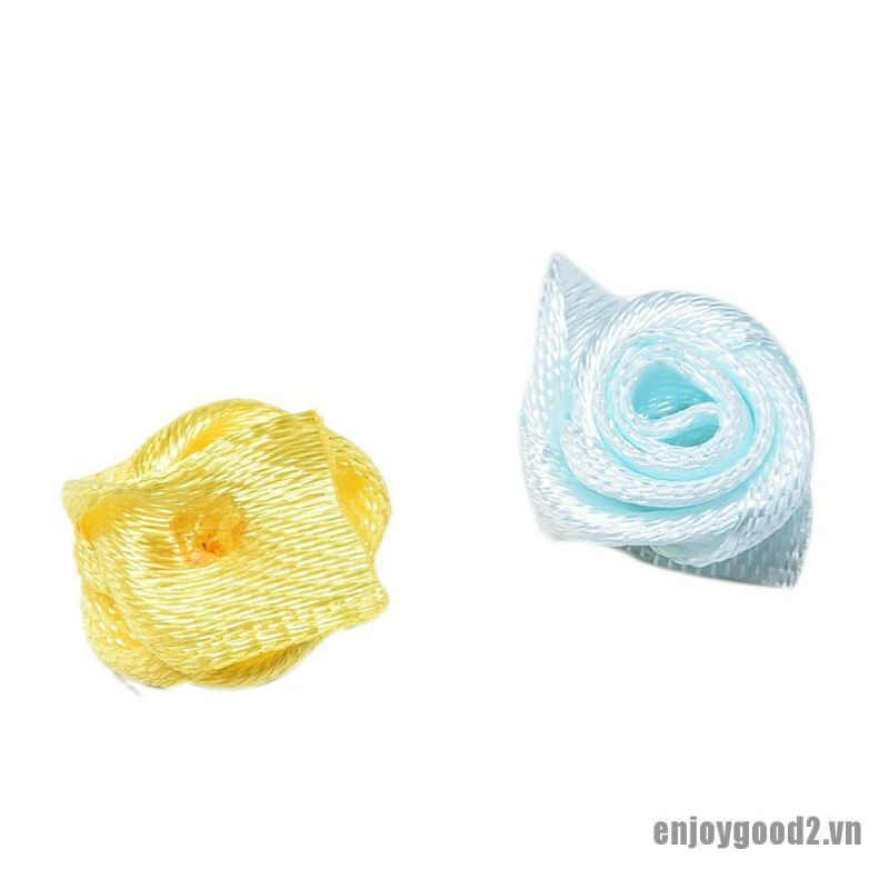 Sét 100 bông hoa hồng nhiều màu dùng để trang trí