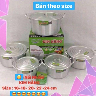 Bộ nồi nhôm kim hằng chính hãng full size