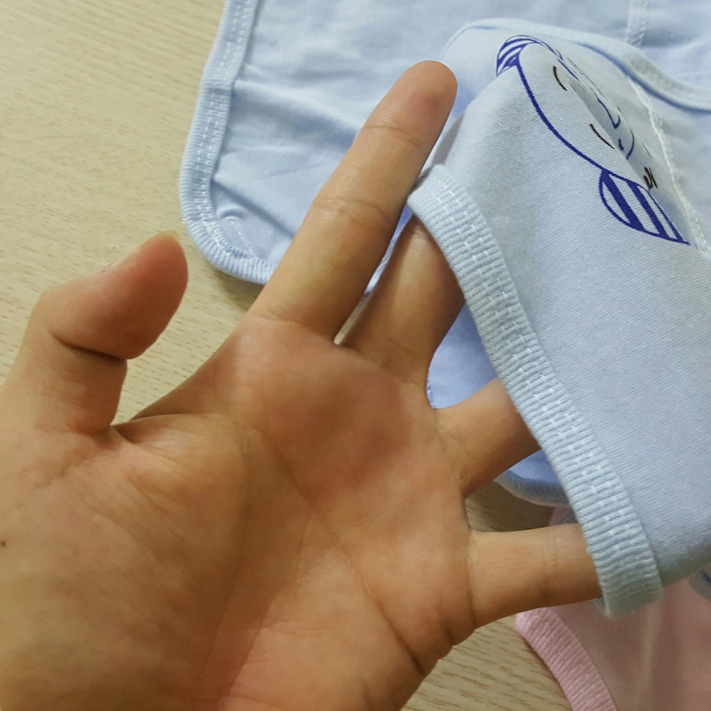 Bộ 5 quần đóng bỉm vải Baby Leo khóa dán chất liệu cotton mềm mại cho bé từ 0 đến 8kg