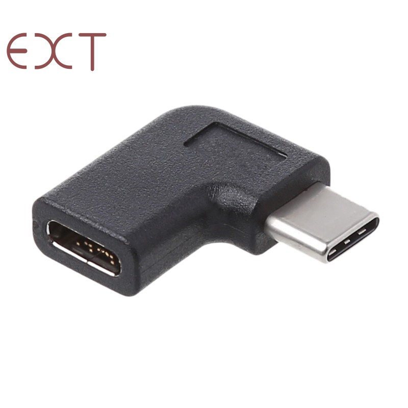 Right Angle USB 3.1 Type C Male To Female USB-C Converter Adapter