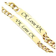 Lắc tay cặp mạ vàng 24k