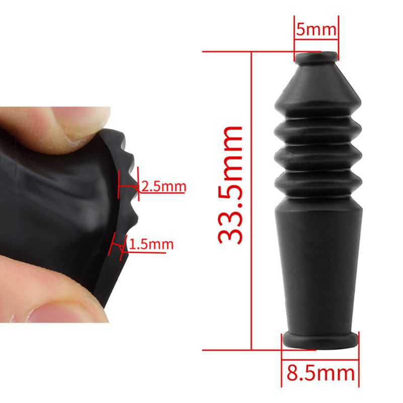 Set 4 Vỏ Cao Su Bọc Bảo Vệ Dây Phanh Xe Đạp Leo Núi Dạng Gập Chống Bụi