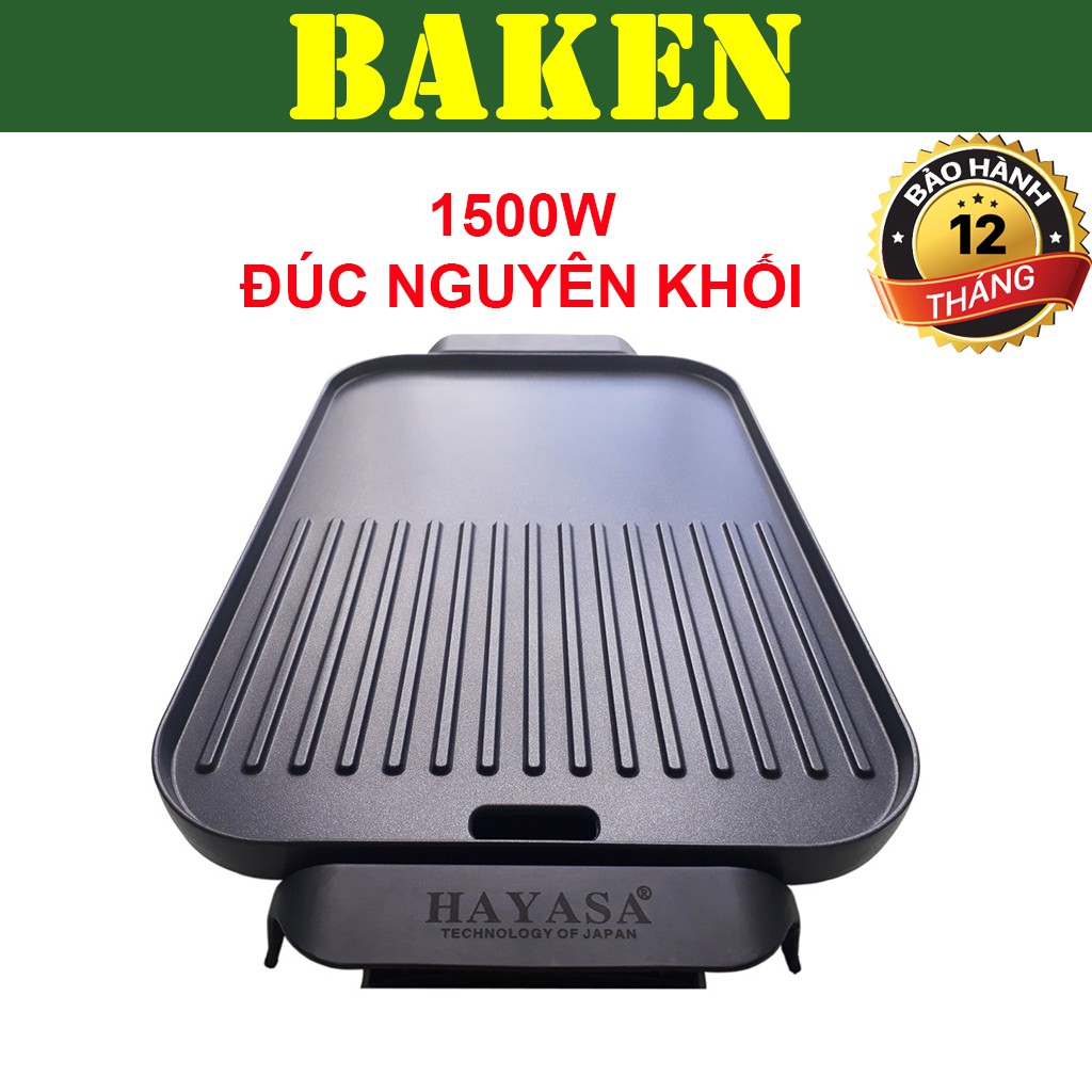 Bếp Nướng Điện Không Khói HAYASA HA-661 – Khay – Vỉ Nướng Điện - BAKEN