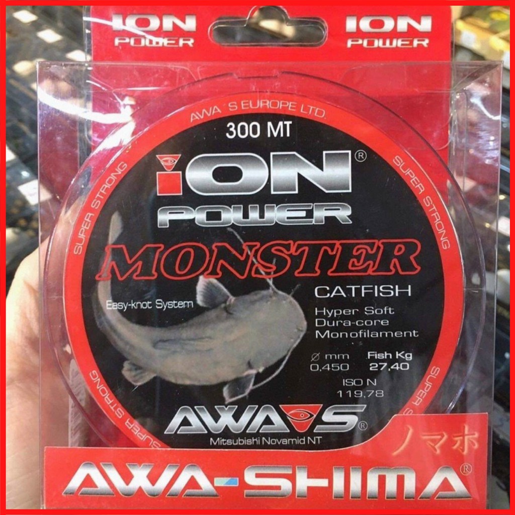 Cước Câu Cá Ion Monster 0.45mm 300M