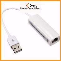 Cáp chuyển đổi usb ra lan, Biến cổng Usb Thành cổng mạng Lan. Bảo hành 6 tháng.Home.mall
