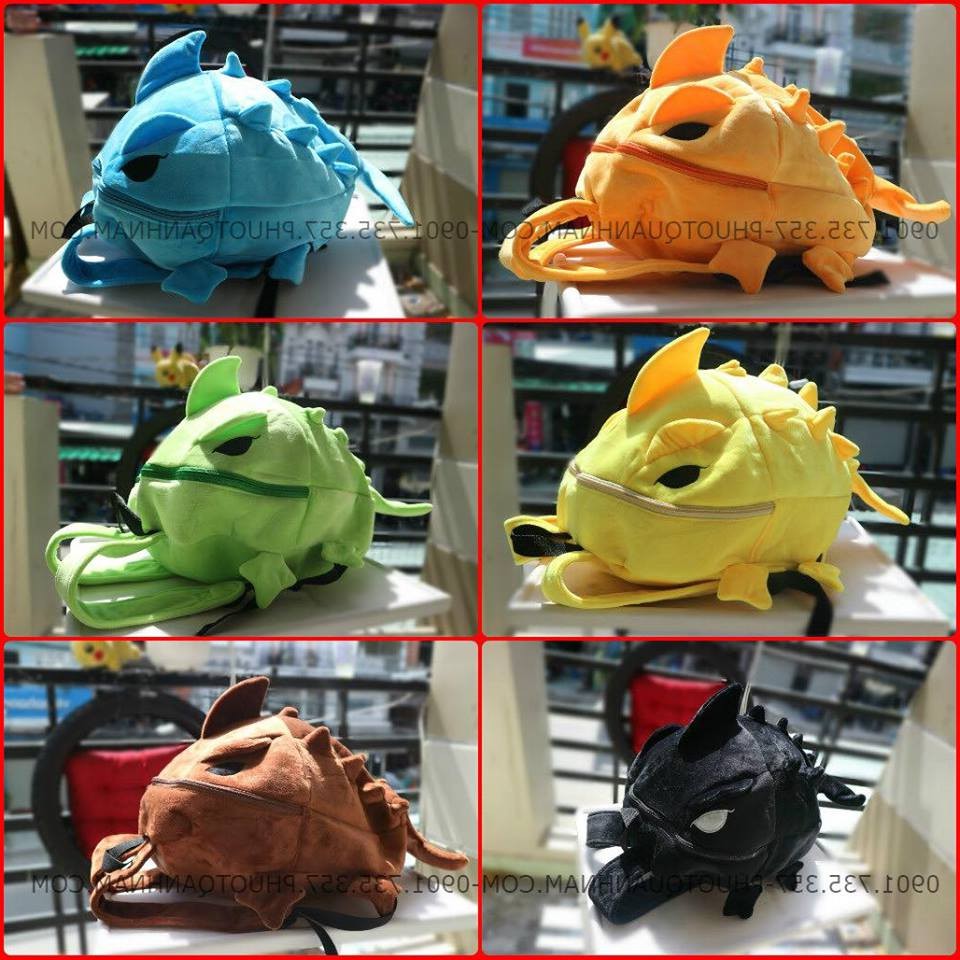 Balo khủng long nhung size lớn