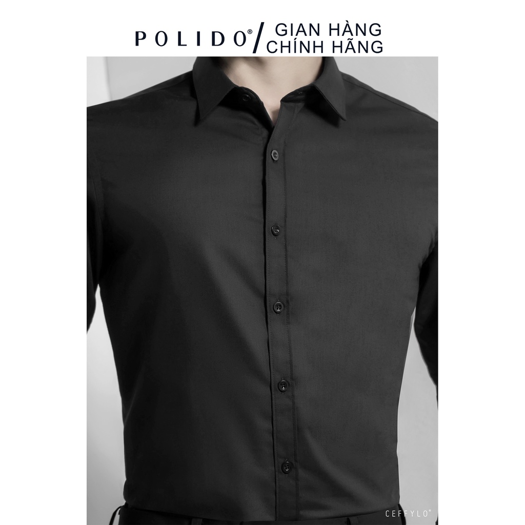 Áo Sơ Mi Nam CEFFYLO vải Cotton thấm hút, chống nhăn form Slimfit | BigBuy360 - bigbuy360.vn