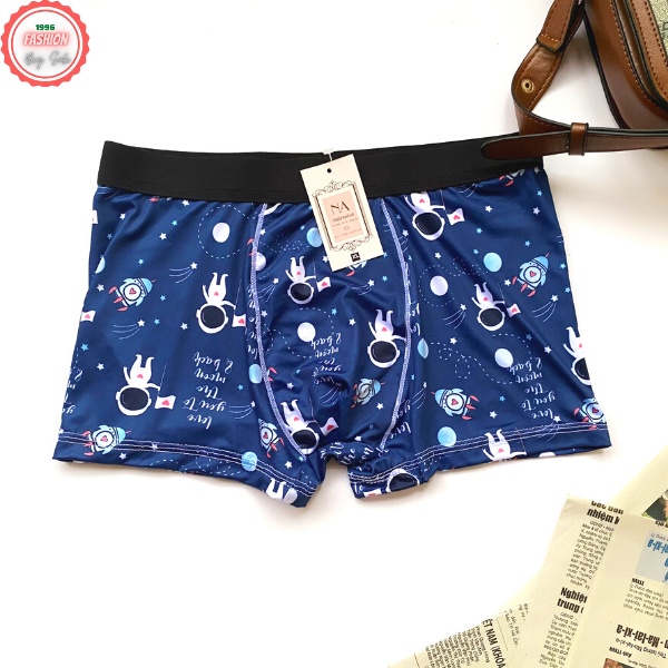 Quần lót nam Họa Tiết cao cấp chất thun lạnh đẹp quần sịp nam đùi mềm mại co dãn 4 chiều